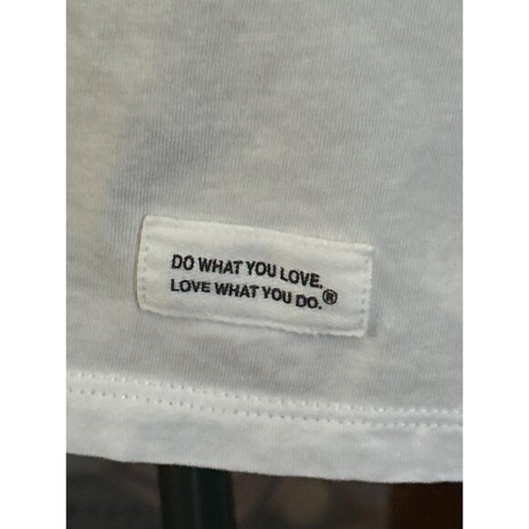 Life Is Good Crusher-Lite Red White Blue Sunflower Tee White L 100% Cotton - Picture 3 of 8